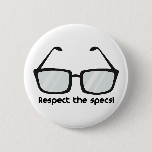 Respect Soort Ronde Button 5,7 Cm (Voorkant)