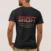 respect t-shirt (Achterkant)