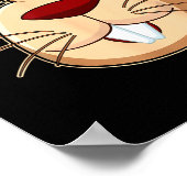 Respect The Groundhog Day Funny Groundhog Face  Poster (Hoek)