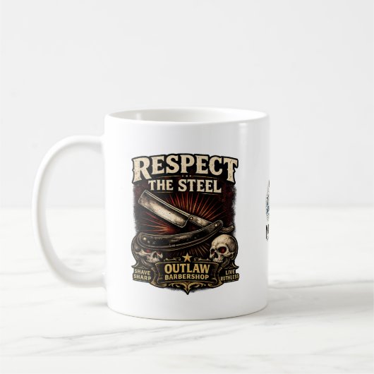 Respect the Steel Straight Mug (Gauche)