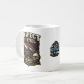 Respect the Steel – Straight Razor Mug (Devant gauche)
