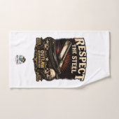 Respect the Steel Straight Towel (Serviette à main)