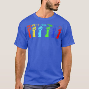 respect voor de baard t-shirt