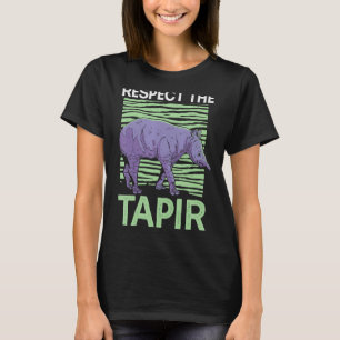 Respect voor de dierentuin Tapir Wildlife Tapir T-shirt