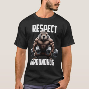 Respect voor de Groundhog, Happy Groundhog Day T-shirt