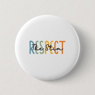 Respect voor de STIM Speciaal Onderwijs Leraar Aut Ronde Button 5,7 Cm