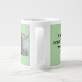 Respect Your Cat by RoseWrites  Extra Grote Beker (Achterkant)