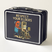 Respect Your Elders Gaming Control Retro Funny (Achterkant)