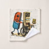 Respect Your Elders Gaming Control Retro Funny (Gant de toilette)