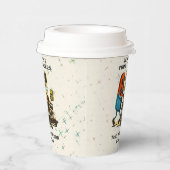 Respect Your Elders Gaming Control Retro Funny Papieren Bekers (Rechts)