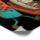 Respect Your Elders Retro Gaming Funny Gamer Contr Poster (Hoek)