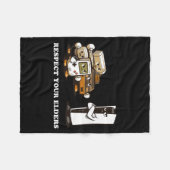 Respect Your Elders T Retro 90s Gaming  Fleece Deken (Voorkant (Horizontaal))