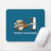 Respect Your Elders T Retro 90s Gaming Muismat (Met muis)