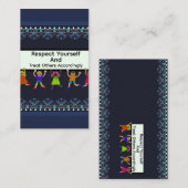 Respect Yourself Business Card Visitekaartje (Voorkant / Achterkant)