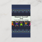 Respect Yourself Business Card Visitekaartje (Voorkant)