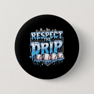 Respecteer Bysebyll Drip Boys Ijs The Drip Jeugd Ronde Button 5,7 Cm