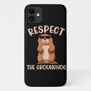 Respecteer de bosmarmot - bosmarmot dag iPhone 11 hoesje