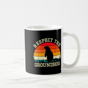 Respecteer de bosmarmot Knaagdieren Schattig Vinta Koffiemok