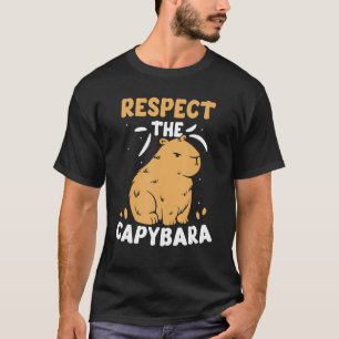 Respecteer De Capibara Capibara's Dier Knaagdier T-shirt