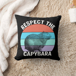 Respecteer de Capybara Fun Capybara Liefhebber Kussen