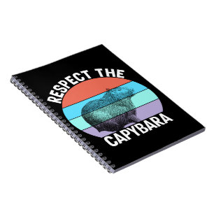 Respecteer De Capybara Fun Capybara Liefhebber T-S Notitieboek