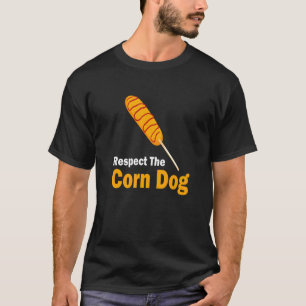 Respecteer de Corn Dog Appparel Hotdog T-shirt