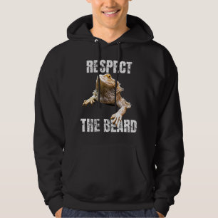 Respecteer de draak met baard hoodie