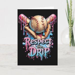 Respecteer De Drip Bysebyll Home Plate Ijs Drank Kaart