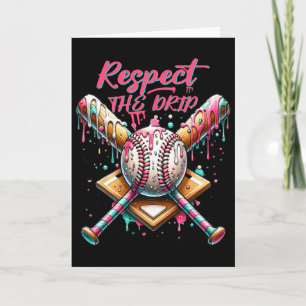 Respecteer De Drip Bysebyll Home Plate Ijs Drank Kaart