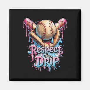 Respecteer De Drip Bysebyll Home Plate Ijs Drank Magneet