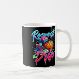 Respecteer De Druppel Sketll Ijs Druppel Met Stroo Koffiemok