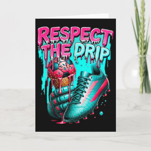 Respecteer De Druppel Voetbal Ijs Druppel Met Spri Kaart