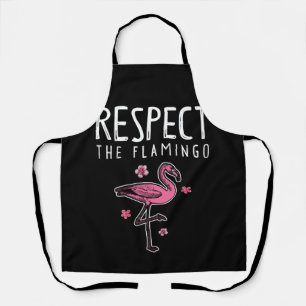 Respecteer de Flamingo Roze Schort