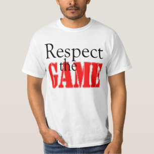Respecteer de game-overhemden t-shirt