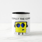 Respecteer de Geniale Mok - Cool Boy Cartoon Funny (Midden)