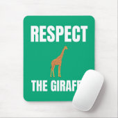 Respecteer de Giraffe Muismat (Met muis)