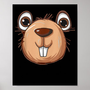 Respecteer de Groundhog Day Grond Eekhoorn Dierenk Poster