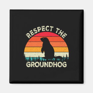 Respecteer de Groundhog Day Knaagdieren Schattigee Magneet