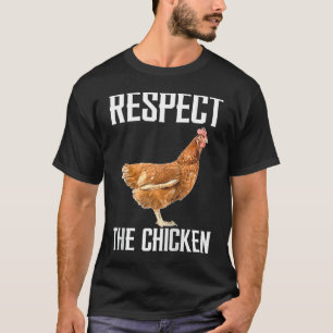 Respecteer De Kippenboerderij Kippen Raglan T-shirt