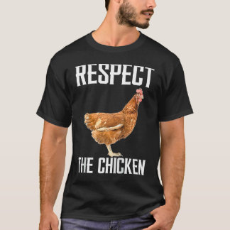 Respecteer De Kippenboerderij Kippen Raglan T-shirt