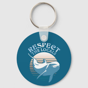 Respecteer de lokale bevolking - Dolphin Awareness Sleutelhanger