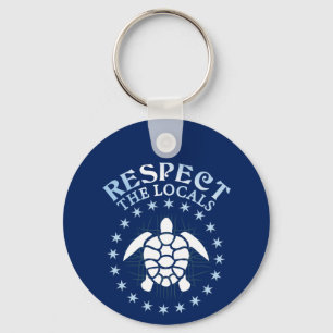 Respecteer de lokale bevolking - Turtle Awareness  Sleutelhanger