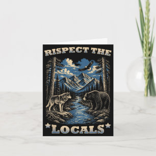Respecteer de lokale natuurparken kaart