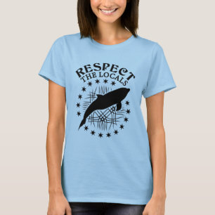Respecteer de lokale omgeving - Dolphin Lover Quot T-shirt