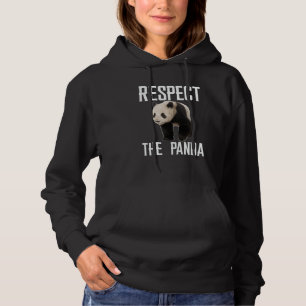 Respecteer De Panda Dierenverzorger Dierentuin Voo Hoodie