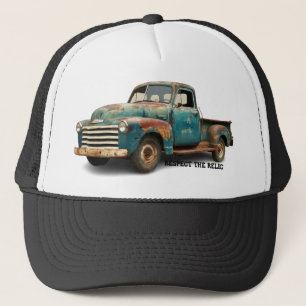 Respecteer de Reliek vintage pick-uptruck grappige Trucker Pet