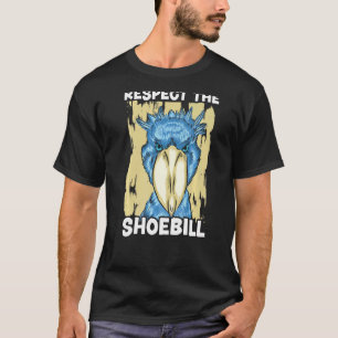 Respecteer de shoebill Stork Bird Whisperer Whaleh T-shirt