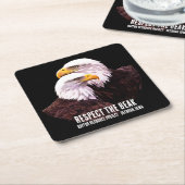 Respecteer de snavel vierkante kartonnen onderzetter (Schuin)