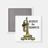 Respecteer de Trumpets Magneet (Voorkant / Achterkant)