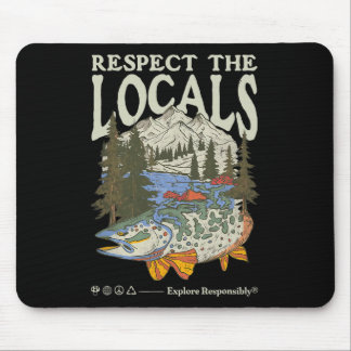 Respecteer de vis locals redden de planeet Natuur  Muismat
